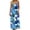A-Blue, variant on MaFYtyTPR Women Backless Dresses Plus Size Casual Dress Fashion Floral Printed Sleeveless House Clothes Long Sundress with Back Tie A-Pink XXL