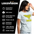 thumbnail image 4 of Wonder Woman Wonder Mom Women's Graphic T-Shirt Rolled Sleeve Tee, 4 of 6