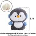 thumbnail image 2 of Cute Baby Penguin Stuffed Animal ,8.7'' Soft Plush Penguin Realistic Animal Pillow Toy Birthday Gift, 2 of 6