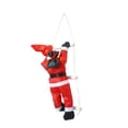 thumbnail image 1 of Papá Noel trepando en cuerda colgante Hugo decoración de Navidad muñeca de Navidad Para fiesta de año nuevo 20cmx60cm, 1 of 9