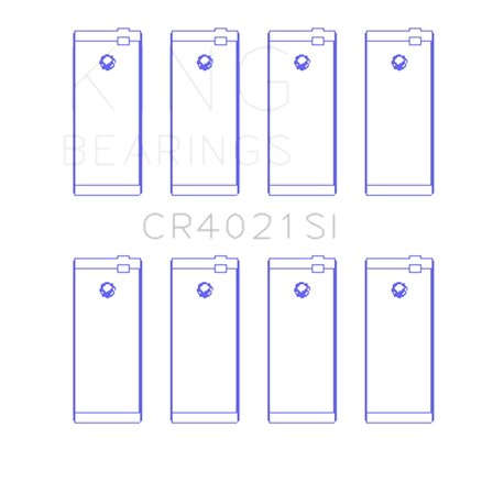 King Engine Bearings Cr4021Si Connecting Rod Bearing Set For Escort 1.9 1987/89