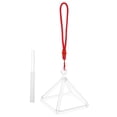 thumbnail image 2 of Shisuyan Quartz Crystal Singing Pyramid - Meditation Sound Therapy Tools with Mallet 4-Inch Percussion Instrument Rod for Yoga Meditation, 2 of 8
