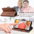 thumbnail image 4 of Case for Samsung Galaxy A42 5G Cover Leather Wallet Folio Case Book Design Flip Magnetic Closure - Brown, 4 of 5