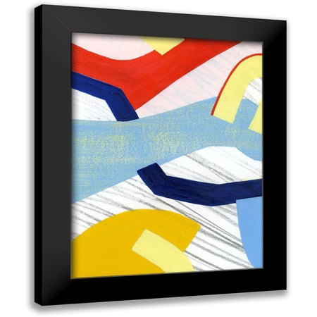 Popp Grace 15x18 Black Modern Framed Museum Art Print Titled - Simple Scribbles II