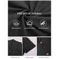 thumbnail image 5 of RICHCOIN Mens Linen Shirts Cuban Hawaiian Shirts Short Sleeve Button Down Casual Summer Beach Tops, 5 of 6