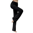 thumbnail image 2 of yunLCZ Pants Plus Size for Women Women Casual Spring And Summer Yoga Pants With Pockets Outdoor Straight Dance Pants Women's Body Pants Flared Straight Leg Sportswear Hi Casual Lounge Sweatpants, 2 of 7