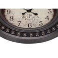 thumbnail image 3 of Clocks, 20" Round, Wall Clock, Antique Brown, Transitional, 3 of 5