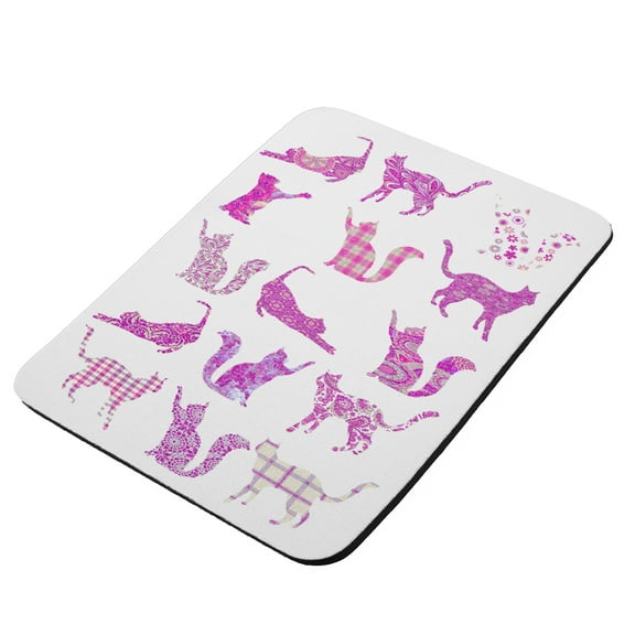 Kitty Cat Pink - KuzmarK Mousepad / Hot Pad / Trivet