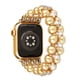 thumbnail image 2 of Pulsera de perlas compatible con Apple Watch Band 42/44/45/49 mm iWatch Series 8/7/6/5/4/3/2/1, pulsera de joyería con diamantes artificiales elásticos y brillantes, C, 2 of 3