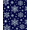 Blue, Pattern 1, variant on ODIKA 4'x6' Machine Washable Non-Slip Area Rug, Sparkling Yuletide Festive Season Welcoming Pathway High Traffic Rug, Blue, 629841