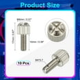thumbnail image 2 of Uxcell Computer Case Thumb Screws, Thread PC Computer Case Fastener Thumb Screws for DIY PC Cover Power M4x10mm, 2 of 7