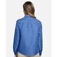 thumbnail image 3 of Harriton M580LW Women's Key West Long Sleeve Performance Staff Shirt-POOL BLUE-2XL, 3 of 5