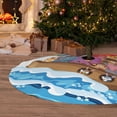 thumbnail image 5 of KLL 36" Christmas Tree Skirt Rainbow Animals on Noah's Ark Xmas Tree Skirts Mat for New Year Xmas Holiday Party Indoor Outdoor Home Decoration, 5 of 5