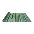thumbnail image 2 of Ahgly Company Indoor Rectangle Abstract Light Blue Modern Area Rugs, 2' x 3', 2 of 4