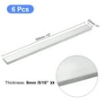 thumbnail image 2 of Square Aluminum Flat Bar, 6 Pack 5/16" Thickness 1" Width 12" Length, 2 of 5