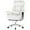 White, variant on ZUNMOS Home Office High Back Reclining Desk Chair with Footrest, Big and Tall Adjustable Height PU Leather Executive Computer Task Chair with Leg Rest and Lumbar Support, Armrest, White