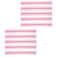 thumbnail image 4 of Binding Coils, 10Pcs Wear Resistant 30 Holes Binding Spines Plastic Strip  For Loose Leaf Pink, 4 of 8