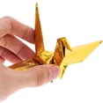 thumbnail image 4 of 100 Feuilles de Papier Pliant Carré Papier Origami Papier Origami Bricolage Papier Origami Couleur Dorée, 4 of 4