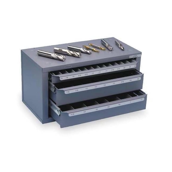 Huot End Mill Dispenser,Original,Holds 1/8-1 13350