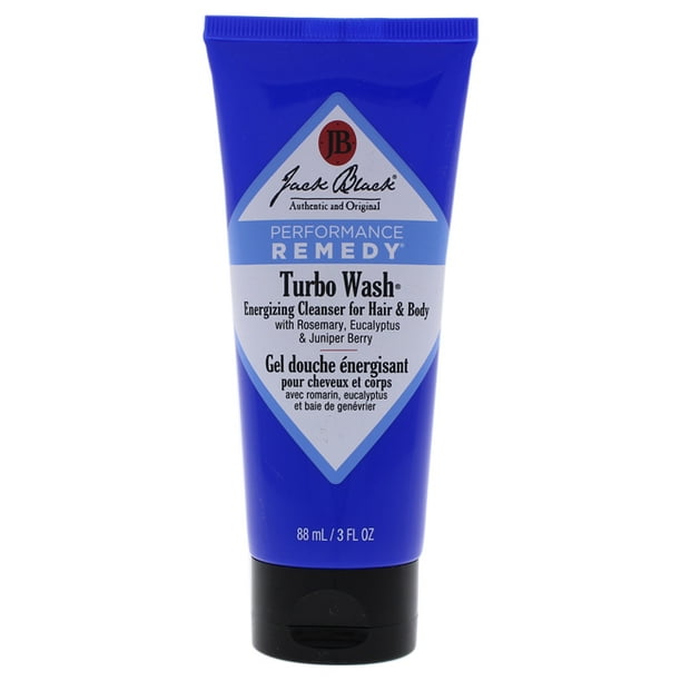 Jack Black Jack Black Turbo Wash Energizing Cleanser, Hair and Body Wash for Men, 3 Oz