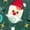 Green/Santa, variant on Kids Candy Cane Fuzzy Babba Slipper Socks, 1-Pack, Sizes S/M-M/L