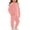 Pink, variant on ZACPNCV Kids Velour Tracksuit Boys Girls Full Zip Hoodies And Jogger Pants Solid Soft Velvet Fall Winter Warm 2 Piece Outfit with Pockets 15-24Months