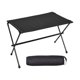 thumbnail image 2 of Soporte de mesa plegable, equipo negro de mano, escritorio resistente, aleación de aluminio para fiesta, Camping, comedor, exterior, patio trasero,, 2 of 9