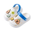 thumbnail image 3 of KKBOTIVE Cute Cartoon Sandals for Toddler Girls Boys Casual Summer Clogs Kids Beach Pool Shoes Child Daily Footwear Slippers, White Size: 12-13 years, 3 of 10