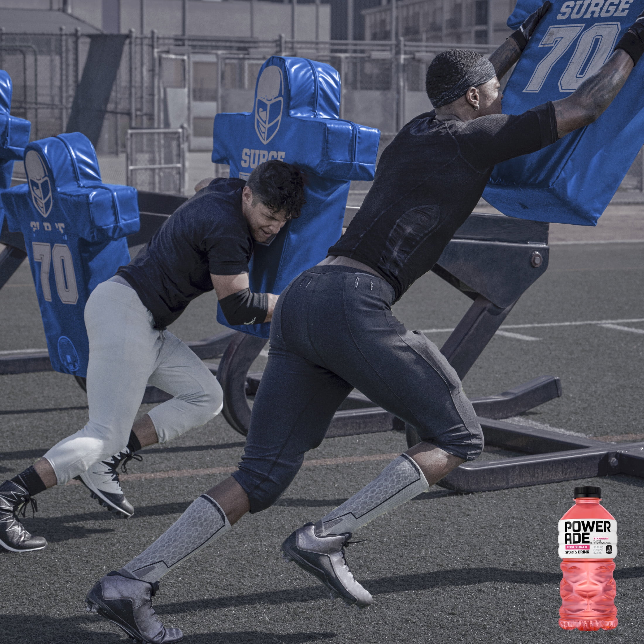 POWERADE Zero Strawberry, ION4 Electrolyte Enhanced Fruit Flavored Zero Sugar Zero Calorie Sports Drink w/ Vitamins B3, B6, and B12, Replinish Sodium, Calcium, Potassium, Magnesium, 28 fl oz