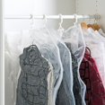 thumbnail image 3 of Hanging Vacuum Storage Bag Set Vacuum Storage Bags, Save 80% Space Ideal for Clothes Storage - Clear (Medium), 3 of 5