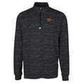 thumbnail image 2 of Men's Cutter & Buck Black Washington Commanders Big & Tall Traverse Eco Camo Tri-Blend DryTec Quarter-Zip Jacket, 2 of 3