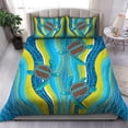 thumbnail image 2 of Purple Australian Original Bedding Set Geometric Pattern Duvet Cover Microfiber Indigenous Style Comforter Cover Twin King Size, 2 of 6