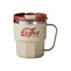 thumbnail image 2 of Taza aislante de doble capa de acero inoxidable | Capacidad de 400ml | Taza de café reutilizable para viajar con asa | Tapa antiquemaduras y impermeable | Vaso para bebidas para oficina en casa, 2 of 6