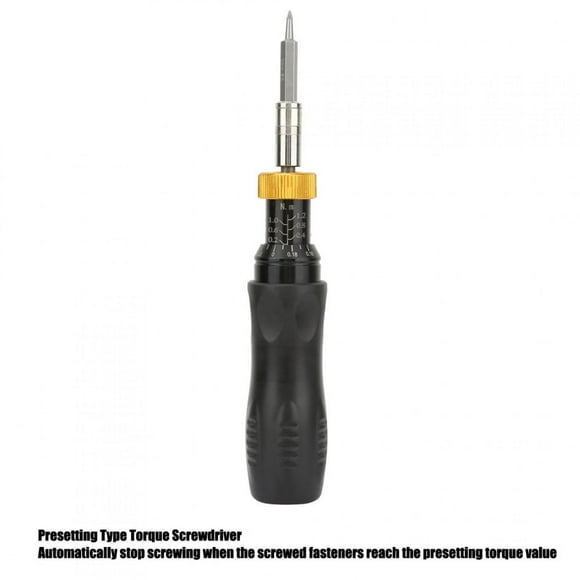 Greensen Adjustable Torque Screwdriver, Durable Hex Torque Screwdriver, For DIY Tool Maintenance Supplies Workshop Equipment Repair Hardware