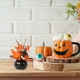 thumbnail image 4 of Yunuuuoa Halloween Pumpkin Decorations Fake Plastic Fall Table Centerpiece Thanksgiving Home Decor with Leaves and Berries for Living Room Party Ornament, 4 of 6