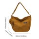 thumbnail image 3 of Bolso de hombro informal para mujer, bandolera de gran capacidad, bolso de compras (marrón), 3 of 8