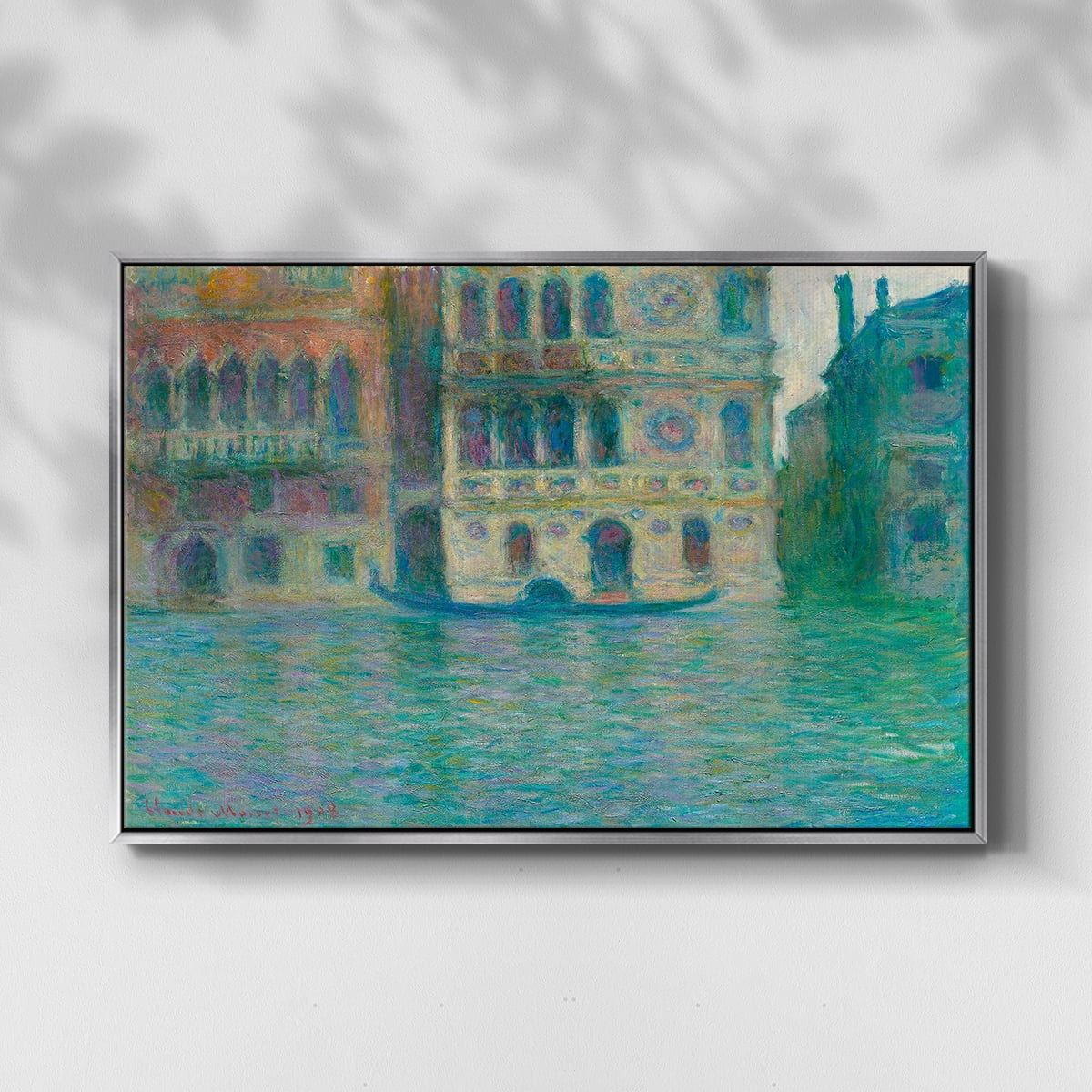 Vintage Landscape-CL By Wexford Home Framed in Silver Wood Gallery Wrapped Canvas 27 in. x 41 in.