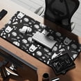 thumbnail image 2 of Long Mouse Pads for Desk,Halloween Ghost Pumpkin Pattern Desk Mats on Top Of Desks, Desk Mouse Pad Extra Large with 3mm Non-Slip Base and Stitched Edge for Gaming,Office,Work,Home 35.4x15.7in, 2 of 5