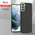 thumbnail image 1 of SaniMore for Samsung Galaxy S22 Plus 6.6" 2022 Csae, Ultra-thin Lightweight Case with Frosted Skin Rugged Wear-resistant PC Backplane Drop-proof Lens All-inlusive Case for Galaxy S22 Plus, Black, 1 of 10