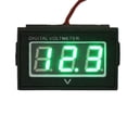 thumbnail image 1 of Voltímetro DC2.7-30V, Voltímetro de pantalla digital a prueba de agua para vehículos eléctricos Cabezal de medición de voltaje CC para motocicletas eléctricas Instrumento de alta precisión brillar  Electrónica, 1 of 4
