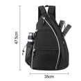 thumbnail image 3 of LJNYFDC Breathable Pickleball Racket Bag Pickleball Paddle Backpack Mesh Pocket Adjustable Strap Waterproof Oxford Outdoor Sports Badminton Table Tennis Racket, 3 of 6