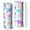 White, variant on Butterfly 20 Oz Stainless Steel Skinny Tumbler – Vacuum Insulated Slim Travel Cup with Lid & Stainless Steel Straw, 360° Full Wrap Printed Tumbler for Home, Office & Outdoor Use, Spring