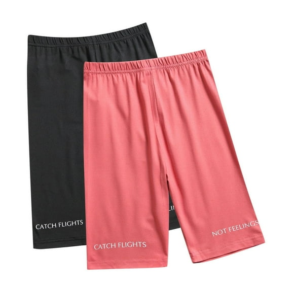 ALLLIST Pajamas Women Set Shorts Bottoms 2pc Comfy Black Plain Home Clothes Women Loungewear