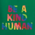 thumbnail image 6 of Wild Bobby, Be A Kind Human Positive Inspirational Slogan Inspirational/Christian Men Long Sleeve Shirt, Kelly, Small, 6 of 6