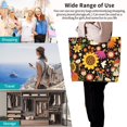 thumbnail image 4 of Yiaed Sunflowers Mushrooms Print Handbag for Women Tote Purse Shoulder Bag Large Fashion Hobo Purse Handbag Shopping Tote, 4 of 5