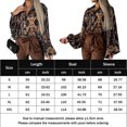 thumbnail image 2 of Blusas De Verano Blusas informales para mujer, camisa holgada con estampado floral, atuendo diario (negro L) Ygjytge para Mujer Negro T L, 2 of 6