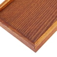 thumbnail image 3 of Rectangle Wooden Tea Tray Serving Table Plate Snacks Food Storage Dish for Hotel Home(35*15cm), 3 of 8