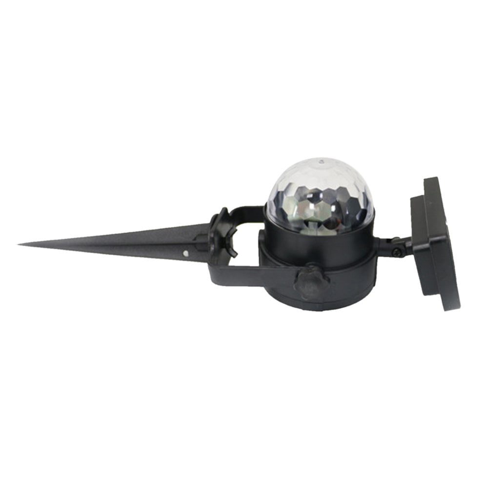 Solar Power Lamp Led Projector Light Rotating Colorful Light Home Yard Decor//=
