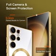 thumbnail image 2 of Designed for Samsung Galaxy S23 Ultra 5G Case Clear Compatible with MagSafe Ultra Shockproof Protective Cell Phone Cases Cover Flexible Covers Soft Edge case for Galaxy S23 Ultra case, 2 of 7