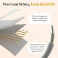 thumbnail image 2 of CozyHome Twin Electric Heated Mattress, Twin Size Bed Mattress Pad, Full Bed Warmer with 12-Hour Timer & 10 Heat Settings, Machine Washable, 39" x 75", 2 of 18